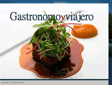 Tablet Screenshot of gastronomoyviajero.com